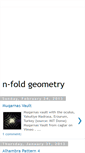 Mobile Screenshot of nfoldgeometry.blogspot.com