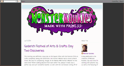 Desktop Screenshot of monsterkookies.blogspot.com