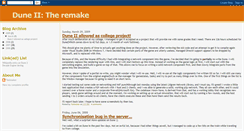 Desktop Screenshot of dune-ii.blogspot.com