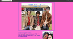 Desktop Screenshot of jonasvipfansiteargentina.blogspot.com