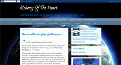 Desktop Screenshot of alchemyofheart.blogspot.com