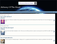 Tablet Screenshot of alchemyofheart.blogspot.com