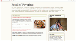 Desktop Screenshot of foodiesfavorite.blogspot.com