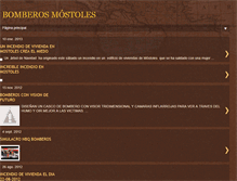 Tablet Screenshot of bomberosmostoles.blogspot.com