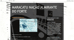 Desktop Screenshot of maracatualmirantedoforte.blogspot.com