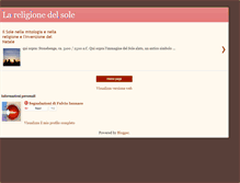 Tablet Screenshot of lareligionedelsole.blogspot.com