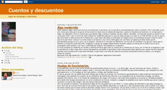 Desktop Screenshot of cuentosydescuentos.blogspot.com