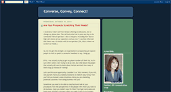 Desktop Screenshot of converseconveyconnect.blogspot.com