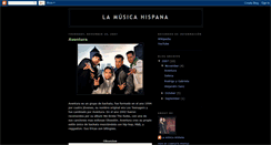 Desktop Screenshot of lamusicahispana.blogspot.com