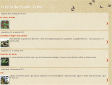 Tablet Screenshot of pomboverde.blogspot.com
