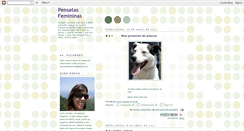 Desktop Screenshot of pensatasfemininas.blogspot.com