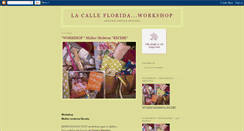 Desktop Screenshot of lacallefloridabordados.blogspot.com