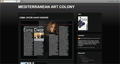 Desktop Screenshot of mediterraneanartcolony.blogspot.com