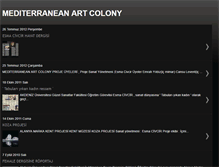 Tablet Screenshot of mediterraneanartcolony.blogspot.com