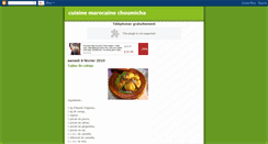 Desktop Screenshot of cuisine-marocaine-choumicha.blogspot.com