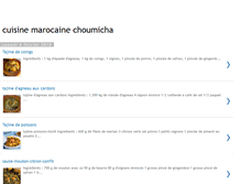 Tablet Screenshot of cuisine-marocaine-choumicha.blogspot.com