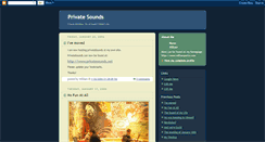 Desktop Screenshot of privatesounds.blogspot.com