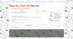 Desktop Screenshot of digoeucomosnervos.blogspot.com