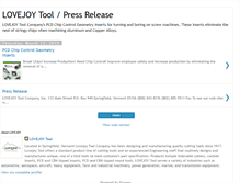 Tablet Screenshot of lovejoytoolpressrelease.blogspot.com