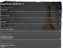 Tablet Screenshot of madelinesblogpage.blogspot.com