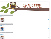 Tablet Screenshot of bayanbaykus.blogspot.com