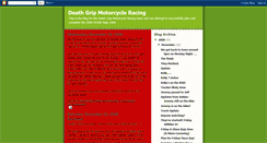 Desktop Screenshot of deathgripmotorcycleracing.blogspot.com