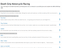 Tablet Screenshot of deathgripmotorcycleracing.blogspot.com