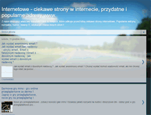 Tablet Screenshot of internetowe.blogspot.com