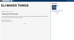 Desktop Screenshot of eli-makes-things.blogspot.com