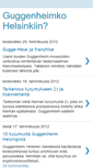 Mobile Screenshot of guggenheimhelsinki.blogspot.com