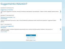 Tablet Screenshot of guggenheimhelsinki.blogspot.com