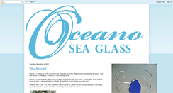 Desktop Screenshot of oceanoseaglass.blogspot.com