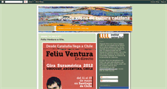 Desktop Screenshot of agendachilenadeculturacatalana.blogspot.com