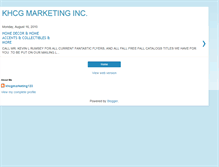 Tablet Screenshot of khcgmarketing.blogspot.com