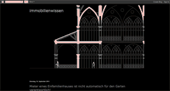 Desktop Screenshot of immobilienwissen.blogspot.com