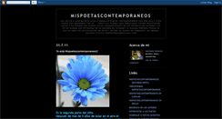 Desktop Screenshot of mispoetascontemporaneos.blogspot.com