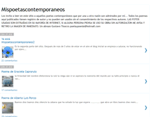 Tablet Screenshot of mispoetascontemporaneos.blogspot.com