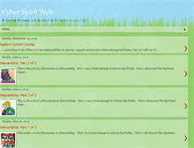 Tablet Screenshot of cyberspiritweb.blogspot.com