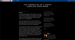 Desktop Screenshot of chroniclesofasouthcarolinagunslinger.blogspot.com