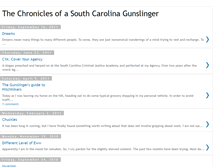 Tablet Screenshot of chroniclesofasouthcarolinagunslinger.blogspot.com