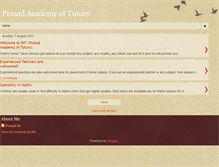 Tablet Screenshot of prasadacademy.blogspot.com