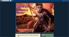Desktop Screenshot of land-of-fantasy-girls.blogspot.com