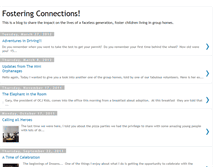 Tablet Screenshot of fosteringconnections.blogspot.com