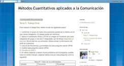 Desktop Screenshot of metodoscuantitativoscomunicacion.blogspot.com