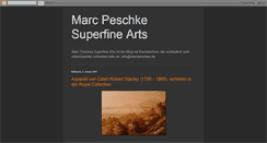 Desktop Screenshot of marcpeschkefinearts.blogspot.com