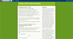 Desktop Screenshot of carboncyclescience.blogspot.com