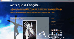 Desktop Screenshot of maisqueacancao.blogspot.com