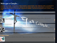 Tablet Screenshot of maisqueacancao.blogspot.com