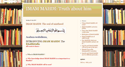 Desktop Screenshot of imammahdinislam.blogspot.com