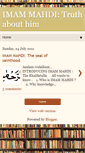 Mobile Screenshot of imammahdinislam.blogspot.com